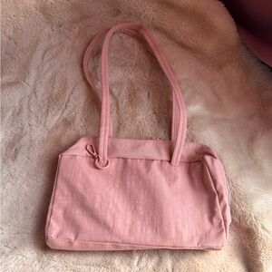 BAGGU Bowler Bag in Rose Tan